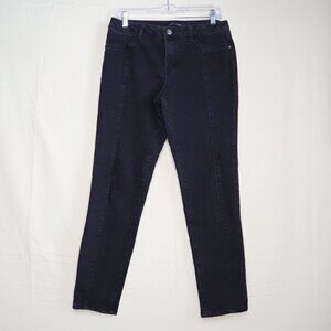 AG Denim Adriano Goldschmied Jeans Jeggings Pull On Black Skinny Ankle Size 12